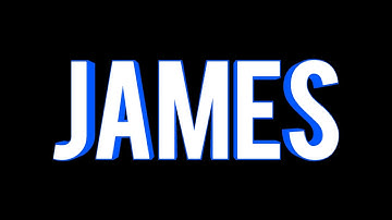 YOUTUBE INTRO | James