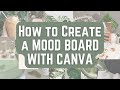 How to Make a Mood or Vision Board on Canva