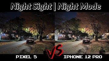 Pixel 5 vs iPhone 12 Pro Camera Comparison | Night Sight & Night Mode, wide & ultra wide