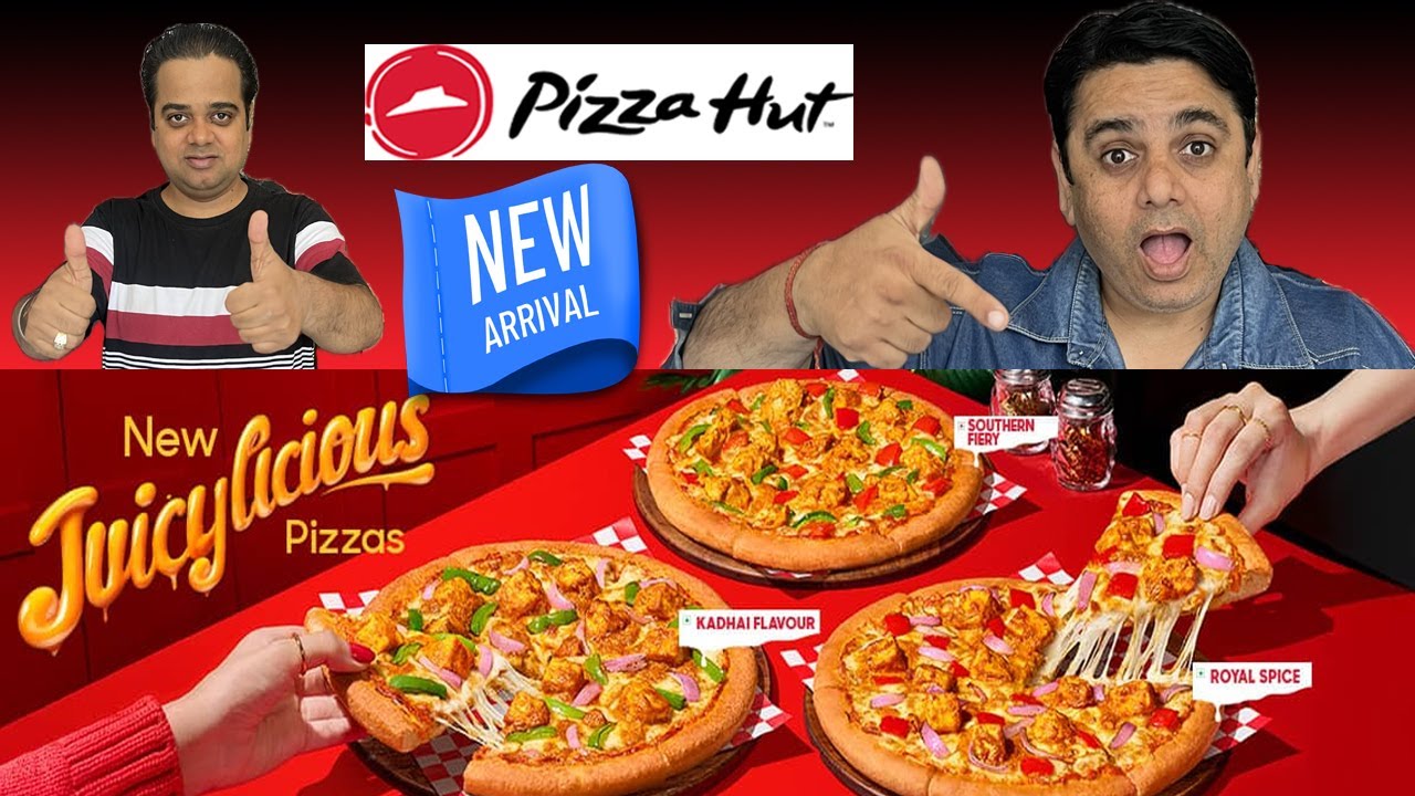 Pizza Hut New Juicylicious Paneer Pizza Review 🍕 | Kadhai, Royal Spice & Southern Fiery Paneer