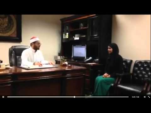 Sister Trinidad taking her shahada today Converted To Islam.Great!