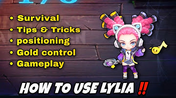 EARLY SUSTAIN OF LYLIA IN MCGG | EARLY CONTROL & TECHNIQUE ‼️ TUTORIAL LYLIA