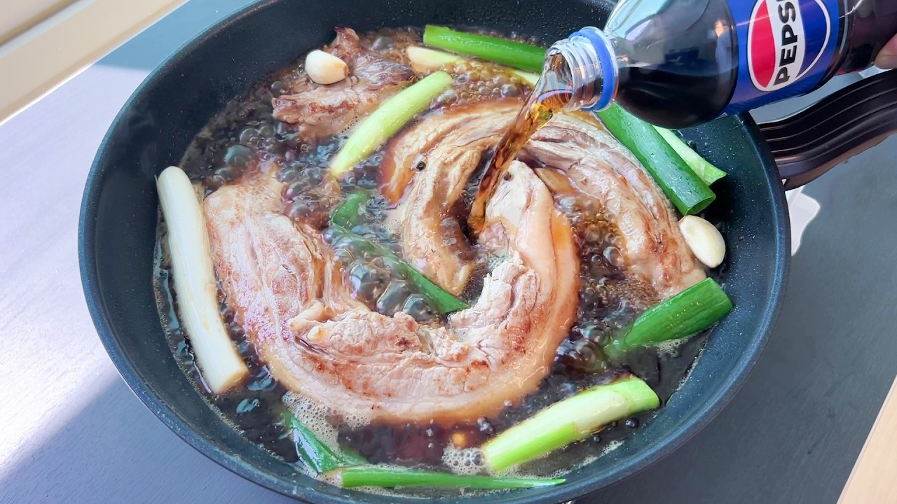 삼겹살 콜라 수육