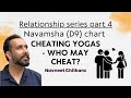 Relationship series part:4 - Navamsha (D9) chart : Cheating yogas - Who may cheat?