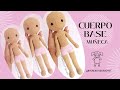 Cuerpo base mueca amigurumi  tutorial tejido a crochet