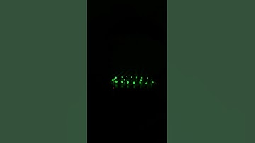 RGB LED Cube Demo Video with filter