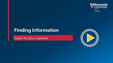 Finding information: Open Access