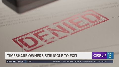 Timeshare owners struggle to exit inescapable contracts