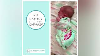 How to swaddle using the Hip healthy technique