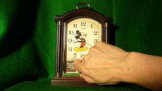 Disney Seiko Mickey Mouse 6 Tunes Clock  - YouTube