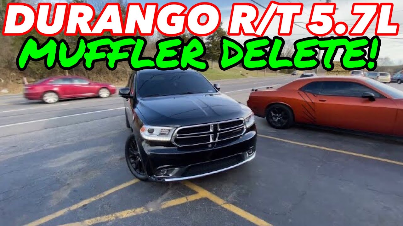 2018 Dodge Durango R/T 5.7L HEMI DUAL EXHAUST w/ MUFFLER DELETE! - YouTube