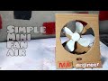 I Built a Cardboard Fan Using a Tiny Motor