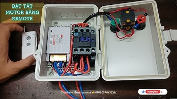 Bật Tắt Motor Tưới Cây, Xịt Thuốc Từ Xa Bằng Remote #Honest #thietbidienthanhtam
