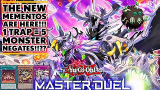 *NEW MEMENTOS ARE HERE!*| 1 TRAP=5 MONSTER NEGATES!?| Replays and Decklist | [Yu-Gi-Oh! Master Duel]