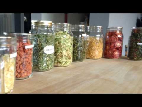 Dehydrating Vegetables For