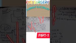 jee/neet pyq surgery series😱, current electricity part -1🤗🤗👨⚕️🩺⚕️