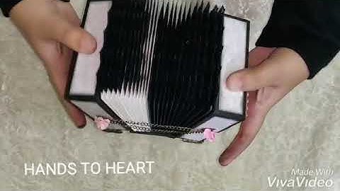 ACCORDION TAG BOX / ACCORDION ALBUM (wedding theme) (bride  & groom)