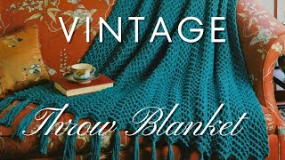 Crochet Your Own Piece of Vintage Elegance: Chevron Throw Blanket Tutorial