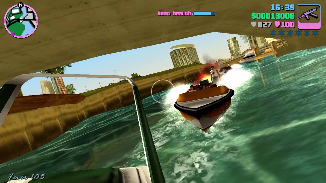 GTA Vice City Boat Mission with Lance YouTube