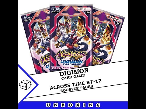 Digimon The Card Game: Across Time (BT-12) booster packs - Part 2