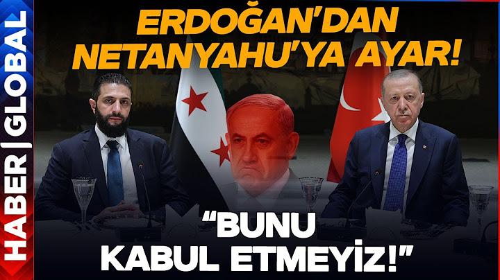 Cumhurbaşkanı Erdoğan İstanbul'da Şara'yı Kabul Etti İsrail'e Ayarı Verdi!