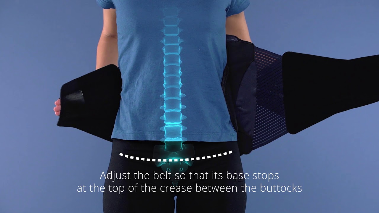 THUASNE LombaStab Immo Spinal Back Brace fitting instructions YouTube