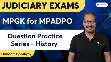 MPADPO RAMBAAN | MPGK Question Practice Series | History | Shubham Upadhyay