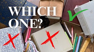 Choose a Journaling Bible That fits Your Needs | Look inside 6 journaling Bibles