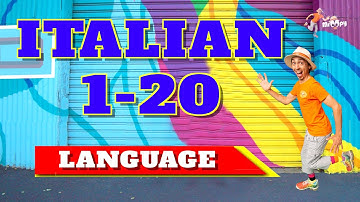 Learn to count in Italian | Count 1 To 20 in Italian | Education & Dance Fitness For Kids