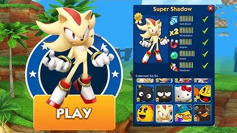 #sonicdash - 🚨Here we go!!! Super Shadow Master Gameplay walkthrough Unlocked
