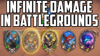 The Infinite Damage Build in Battleground  | Hearthstone Battlegrounds