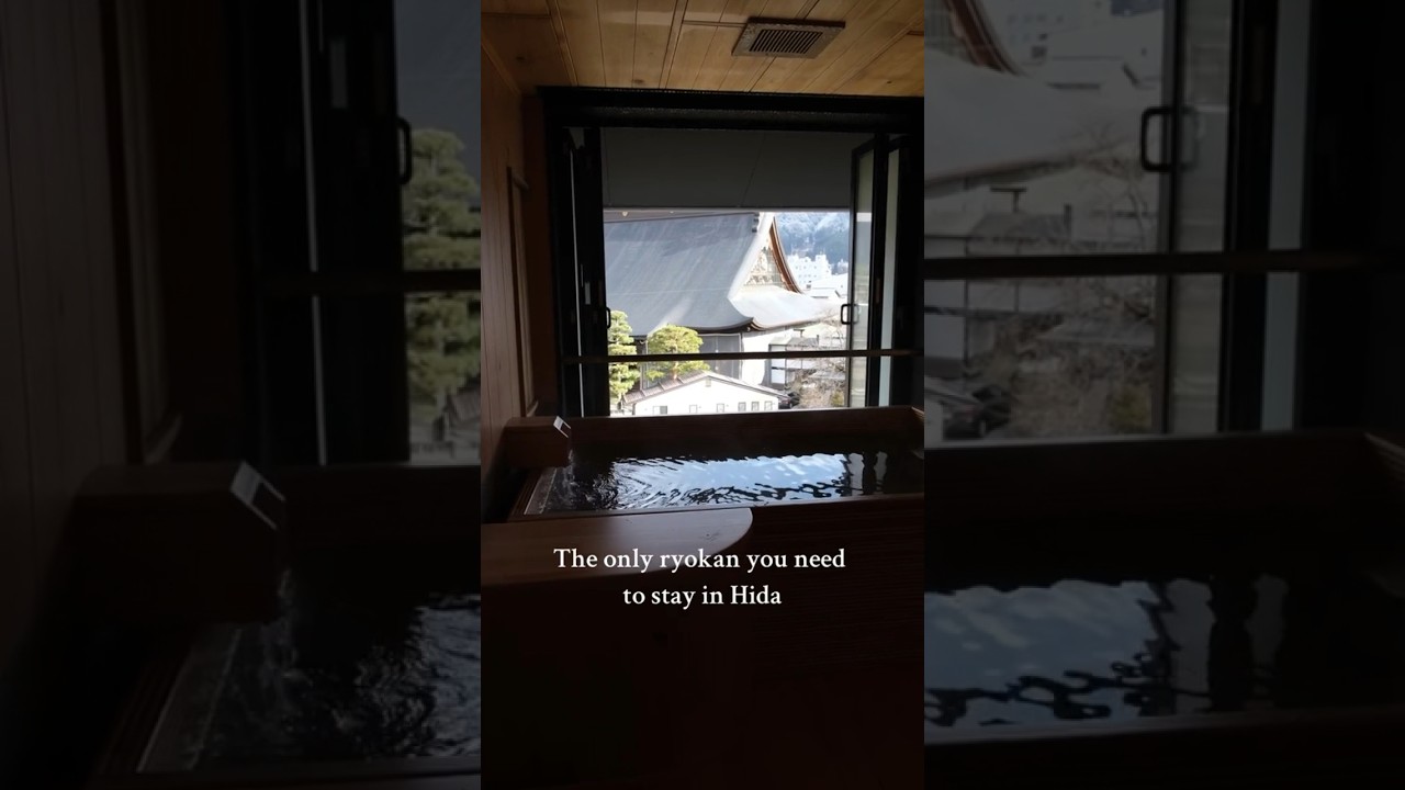 The best ryokan in Hida - Yatsusankan Ryokan. 