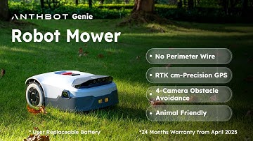 ANTHBOT Genie: Plug-and-Play Smart Robot Lawn Mower