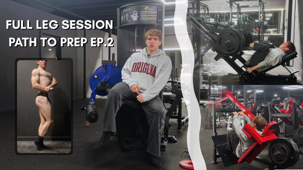 FULL LEG DAY QUAD FOCUS | PATH TO PREP EP.2 - YouTube