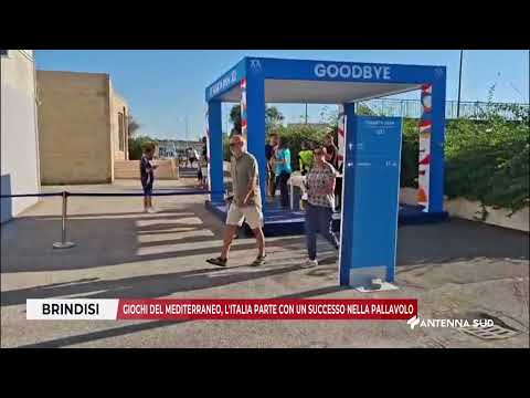 Video 21 AGOSTO 2026 BRINDISI GIOCHI DEL MEDITERRANEO, L'ITALIA PARTE CON UN SUCCESSO NELLA PALLAVOLO