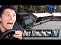 Ich fahre zum ersten Mal einen Mercedes GELENKBUS! | Bus Simulator mit Lenkrad