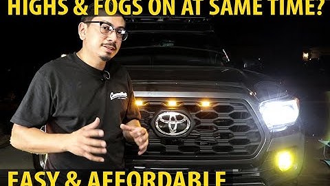 HOW TO KEEP YOUR HIGH BEAMS & FOG LIGHTS ON TOYOTA TACOMA | DO THIS MUST HAVE INSTALL BRITE BOX