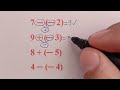 How to Add and Subtract Numbers with Different Signs | Easy Method #maths #mathematica #mathtrick
