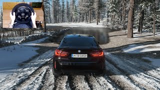 Forza Horizon 4 - 900HP BMW X6 M - SNOW OFF-ROAD with Steering Wheel + Pedals - 1080p60FPS screenshot 3