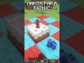 MINECRAFT MANTA PARA PICNIC TUTORIAL FACIL DE HACER #minecraft #minecraftshorts #minecraftbuilds