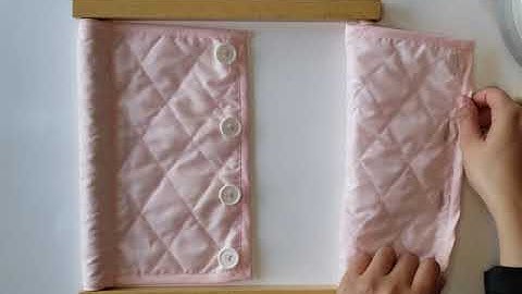 MONTESSORI MINUTE: DRESSING FRAME LARGE BUTTONS for ages 2.5 – 3 years old