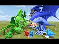 EVOLUTION OF ALL SPRUNKI SONIC EXE VS NEW RABBIT SMILING CURSED POPPY PLAYTIME CHAPTER 5 In Gmod!