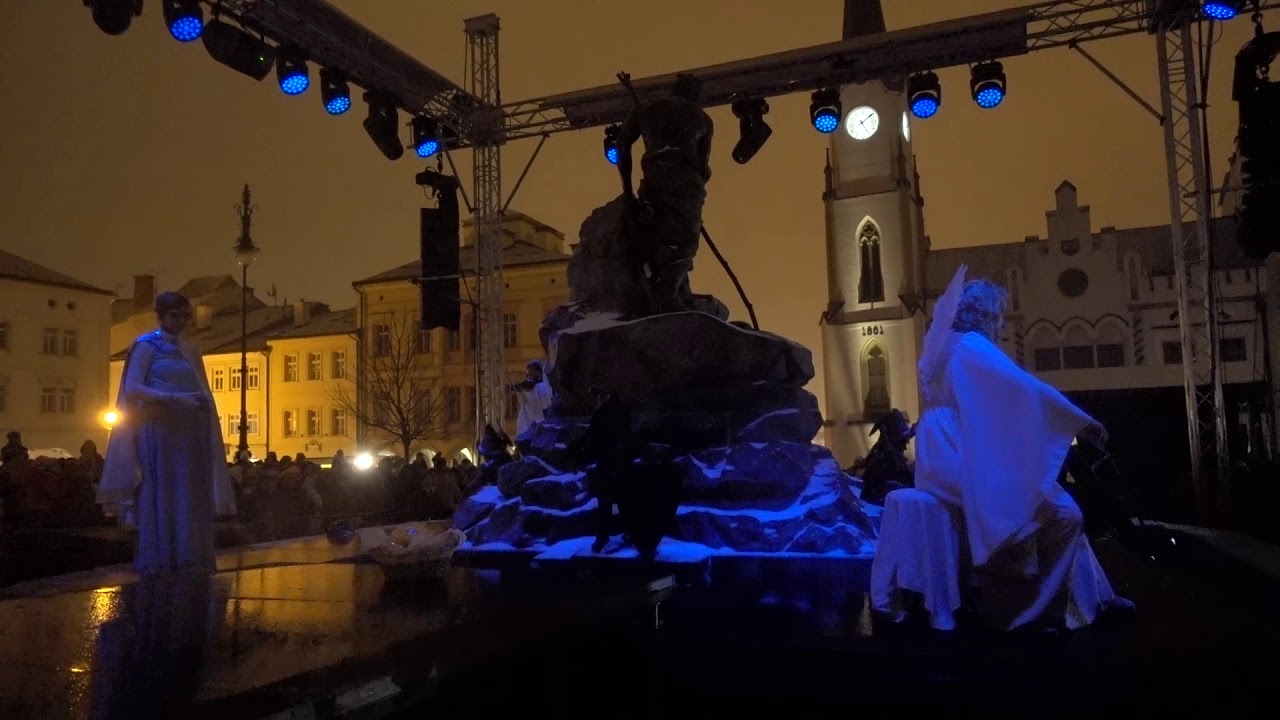 Rozsvícení vánočního stromu v Trutnově