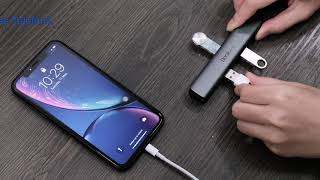 DD0002 -- Dockteck 5-in-1 USB-C Hub 4K@60Hz HDMI und SD-TF-Kartenleser