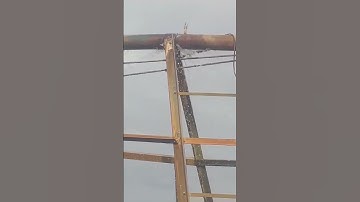 Irrigation pivot pipe big hole leaking