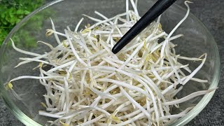 炒绿豆芽不要直接下锅，难怪不好吃，教你技巧，脆嫩爽口不出水