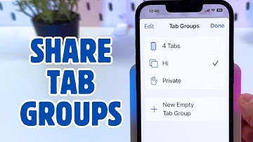 How to Share Tab Groups on Safari with iPhone 16e - Family Tabs Tutorial