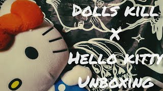 Dolls Kill X Hello Kitty Unboxing