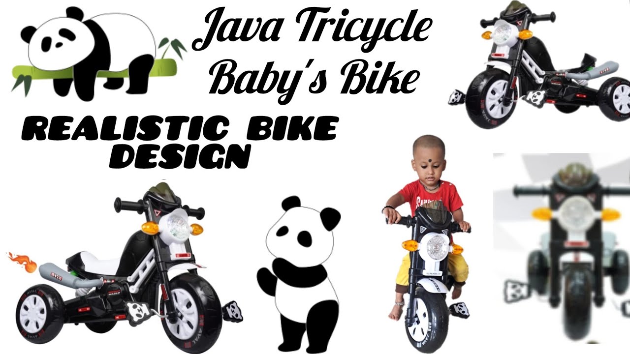 Panda Java Tricycle stylish pedal Bike Unboxing and assembly full ...