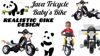 Panda Java Tricycle stylish pedal Bike Unboxing and assembly full review 1.5 to 5 years baby JavaToy